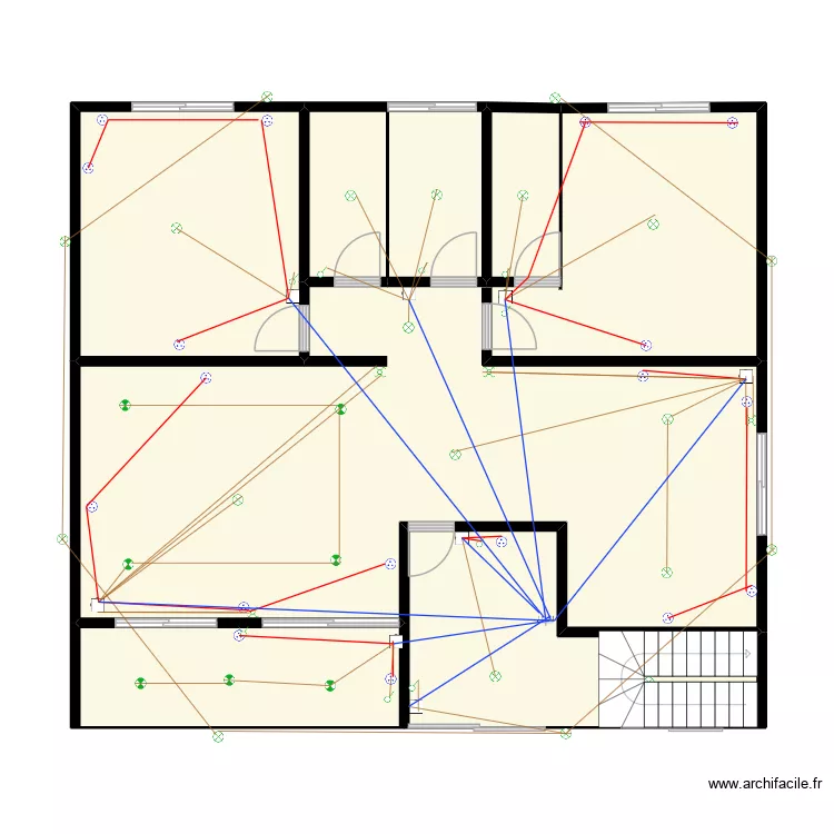 RDC Maison L HAUT. Plan de RDC Maison L HAUT. Plan de