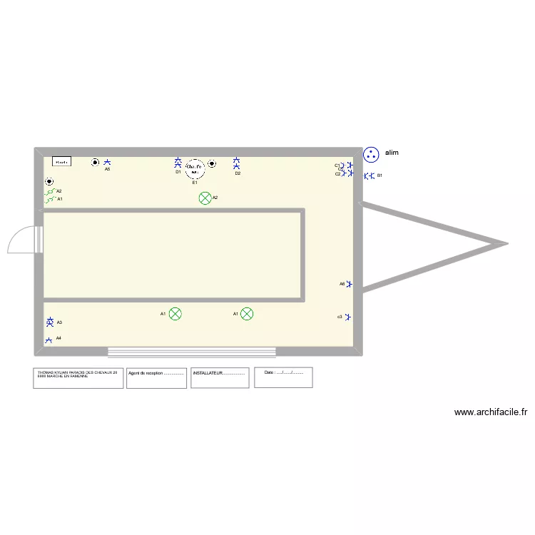 food truck. Plan de food truck. Plan de