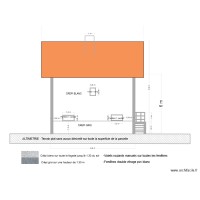 plan de coupe abri de jardin