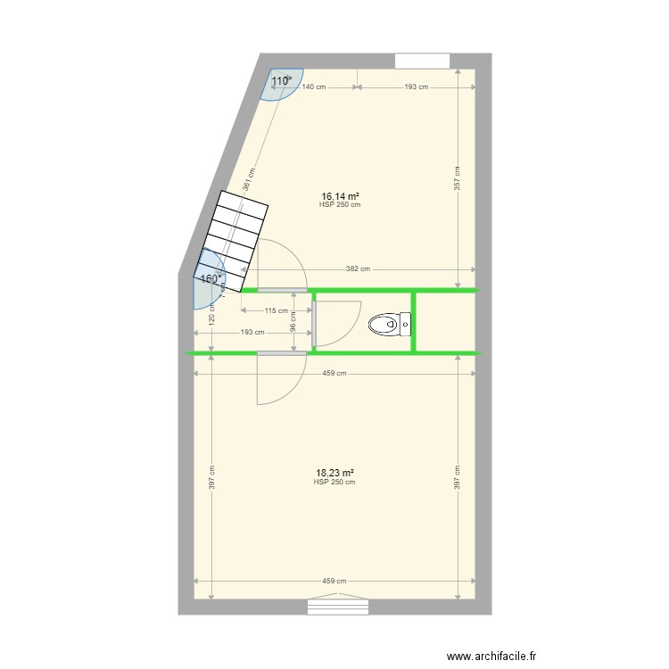 ODILLE - Selles sur Cher (ETAGE). Plan de 0 pièce et 0 m2