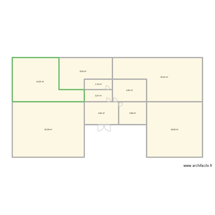 élevage pieces. Plan de 0 pièce et 0 m2