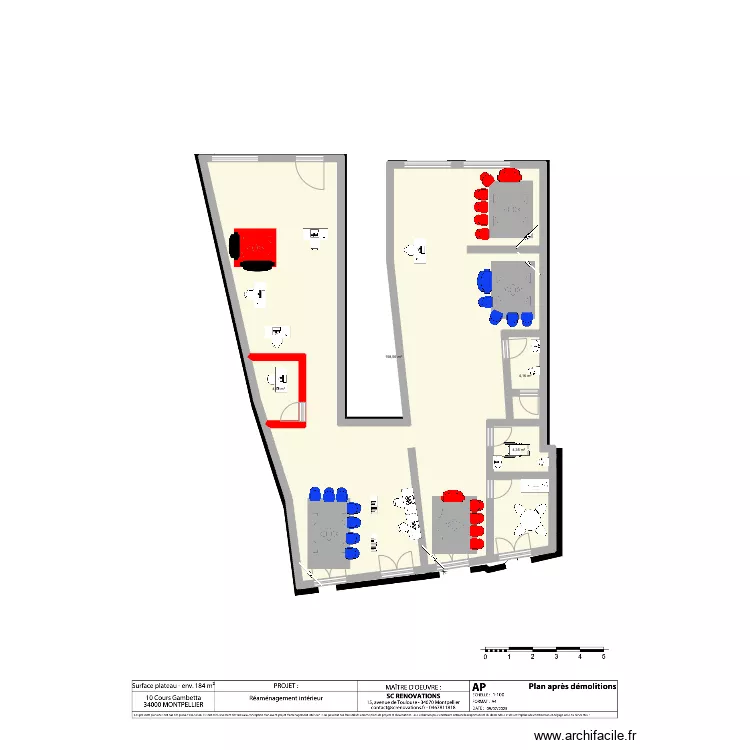 MyES Montpellier. Plan de 
