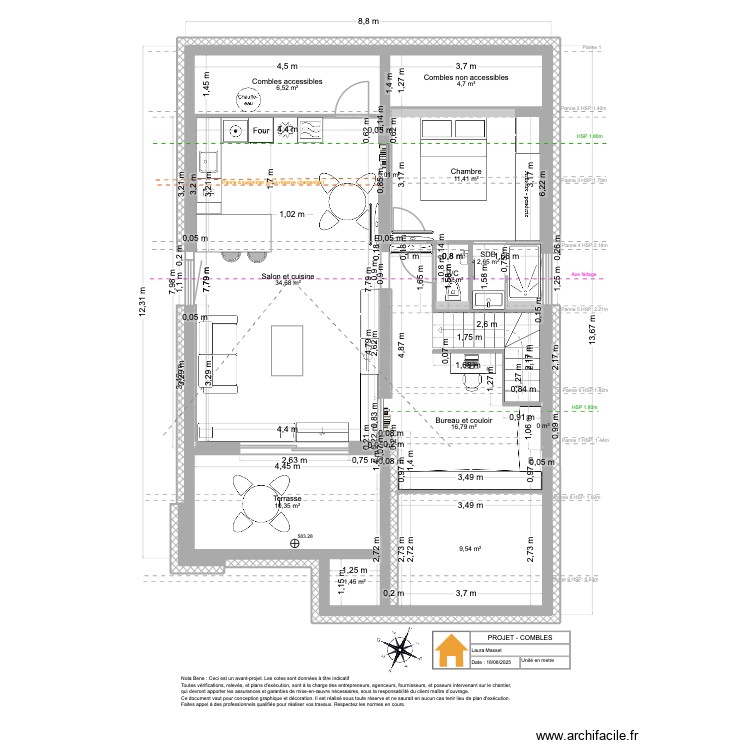 Viuz- Combles - Clim. Plan de 0 pièce et 0 m2 Viuz- Combles - Clim. Plan de 0 pièce et 0 m2