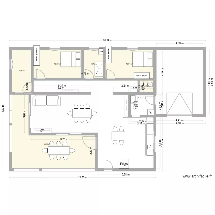 maison mollon. Plan de 6 et 68 m² maison mollon. Plan de 6 et 68 m²