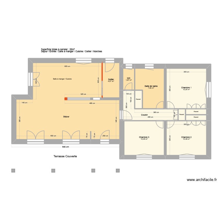 299 Salvate PROJET. Plan de 0 pièce et 0 m2