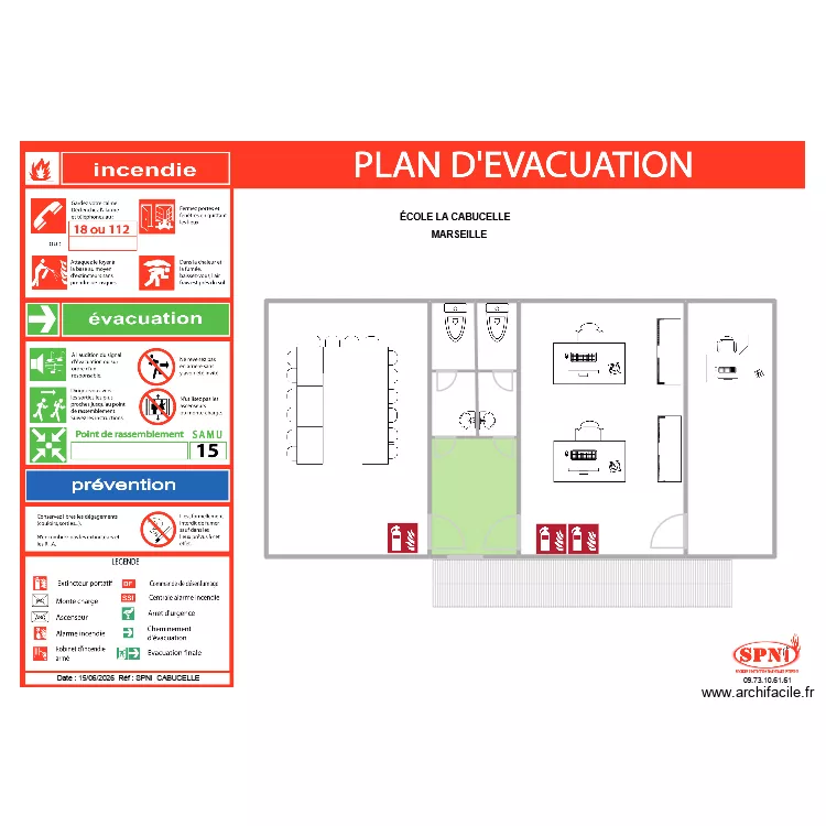 PLAN CABUCELLE 1. Plan de 7  et 1366 m²