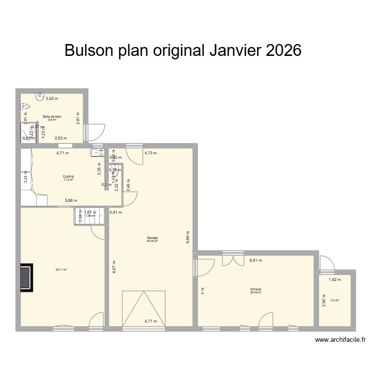 Original Bulson Camille 2026. Plan de 0 pièce et 0 m2 Original Bulson Camille 2026. Plan de 0 pièce et 0 m2