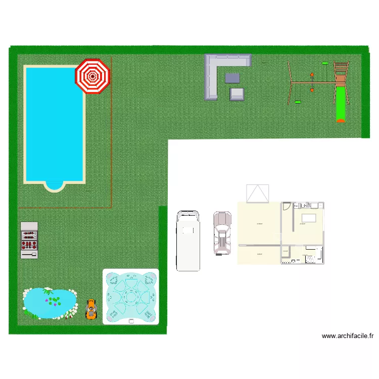 Maison privééé. Plan de Maison privééé. Plan de