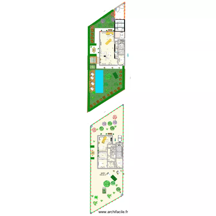 BLERIOT ORIGINE. Plan de 35 et 922 m² BLERIOT ORIGINE. Plan de 35 et 922 m²