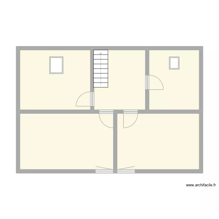 GOURET - GRAND QUEVILLY. Plan de 19  et 233 m²