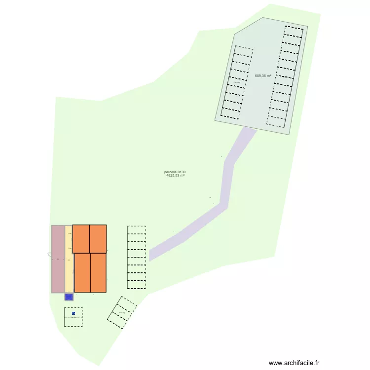 College Ext&eacute;rieur. Plan de 