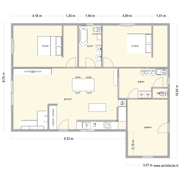 Maison bien mais on est pas s&ucirc;r. Plan de 0 pièce et 0 m2