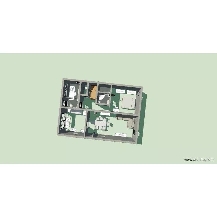 RDC MOD ANTONIO. Plan de 4 et 13 m² RDC MOD ANTONIO. Plan de 4 et 13 m²