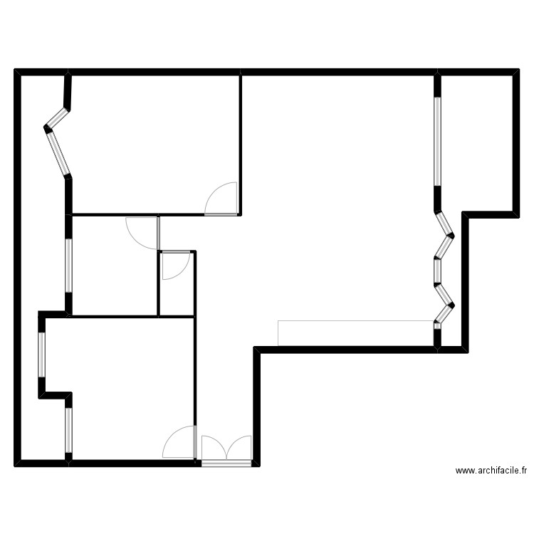 Boulen. Plan de 6 pièces et 476 m2