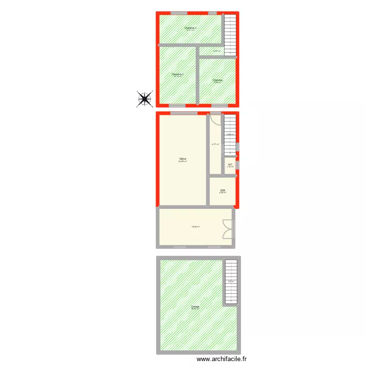 DESCAMPS. Plan de 12 et 127 m² DESCAMPS. Plan de 12 et 127 m²