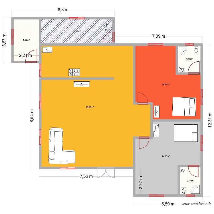 DP EZATOM. Plan de 0 pièce et 0 m2 DP EZATOM. Plan de 0 pièce et 0 m2