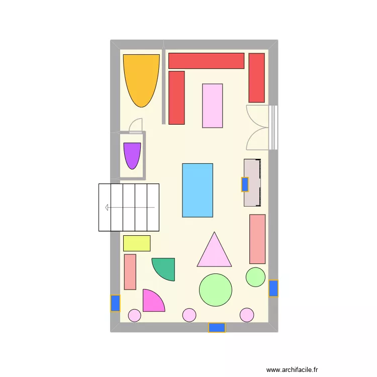 rez de chass&eacute;e 1hps. Plan de 0 pièce et 0 m2