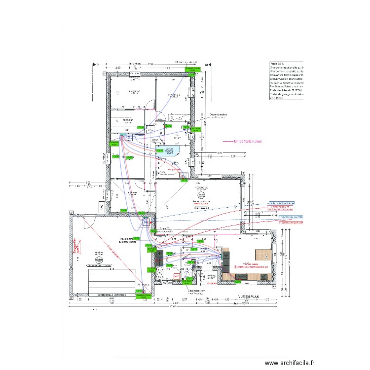 BARREAU PLOMBERIE. Plan de 0 pièce et 0 m2