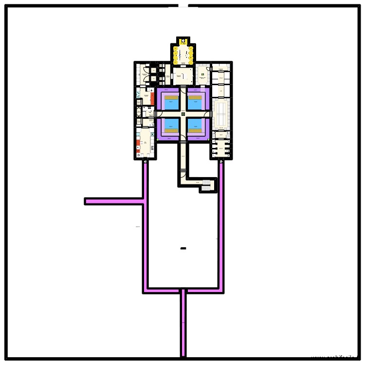 Manoir automne 2024. Plan de 101 pièces et 1707 m2