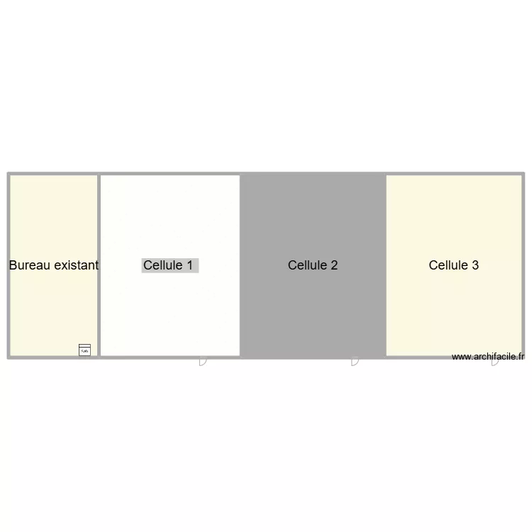 Projet malpas. Plan de 