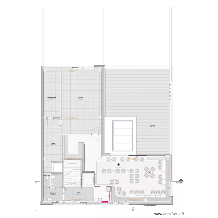 Détection intrusion Hall gourmade étage. Plan de Détection intrusion Hall gourmade étage. Plan de