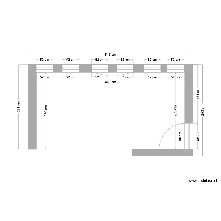 plan cuisine. Plan de 0 pièce et 0 m2