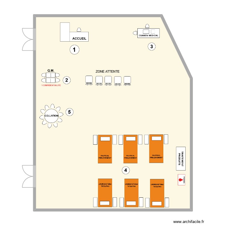 RIVE GAUCHE - CELLULE MANO. Plan de 0 pièce et 0 m2