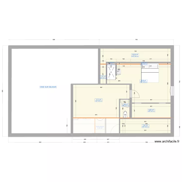 Noilhan 2 loi carrez. Plan de 