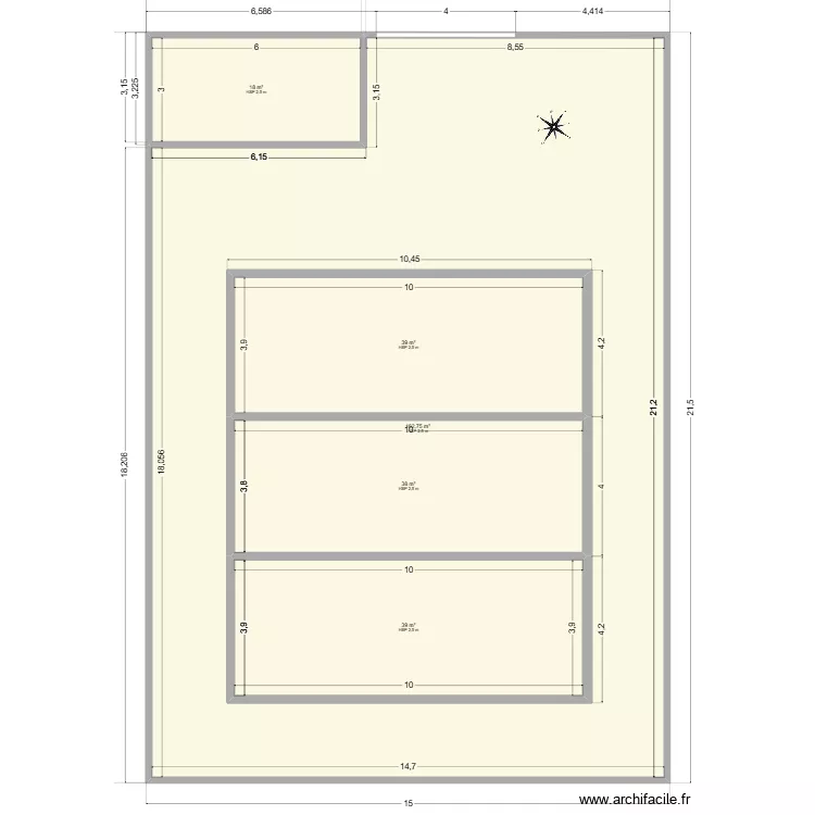Maison plan de masse. Plan de 5 Pièces et 426 m² Maison plan de masse. Plan de 5 Pièces et 426 m²