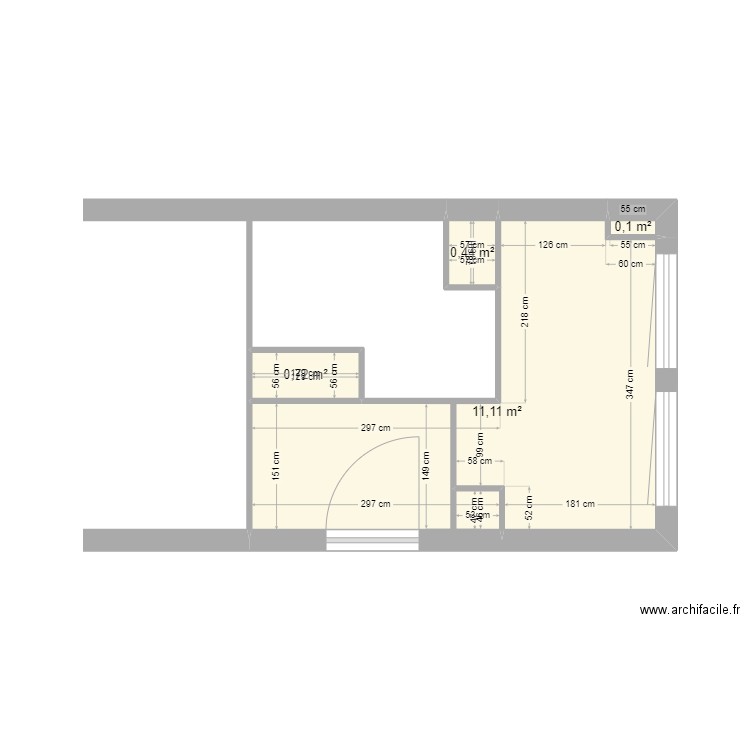 51 Cardinet plan de base. Plan de 0 pièce et 0 m2