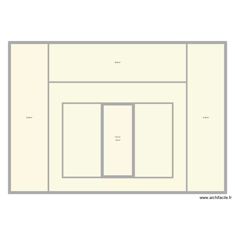 bureaux nouveau concept. Plan de 5 Pièces et 374 m² bureaux nouveau concept. Plan de 5 Pièces et 374 m²