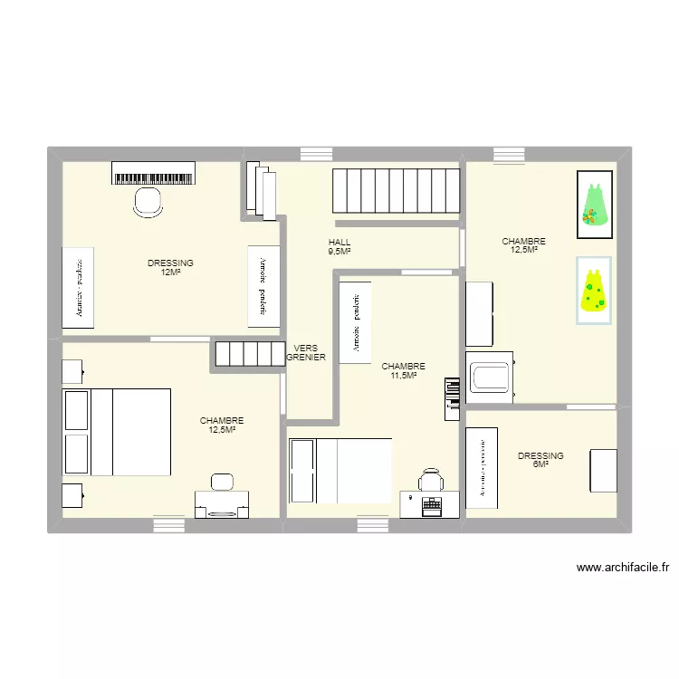 SABLONNIERE ETAGE 2. Plan de SABLONNIERE ETAGE 2. Plan de