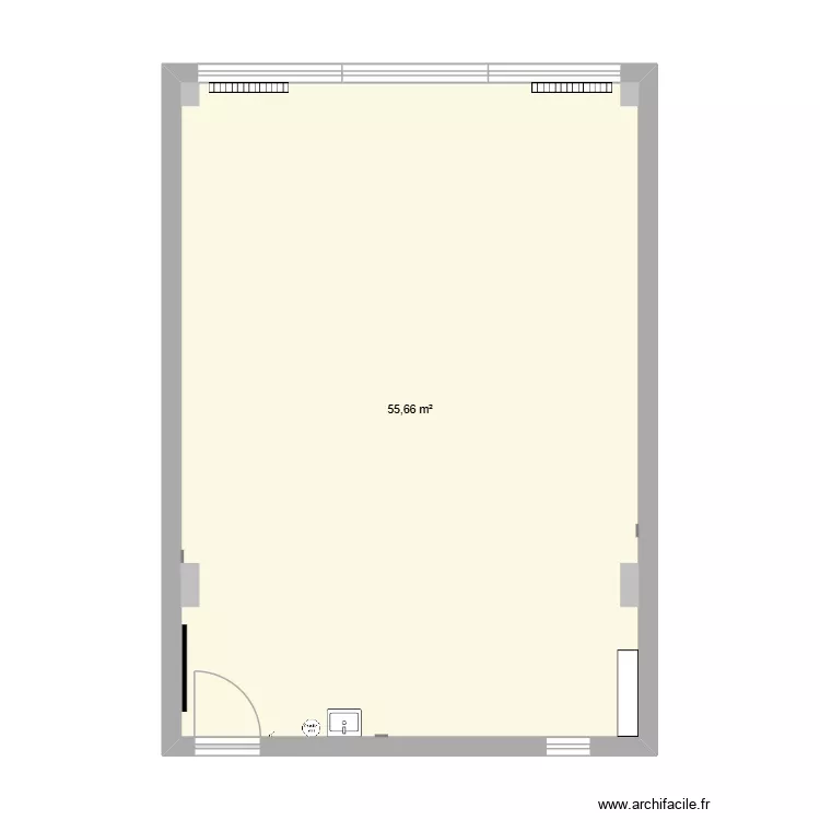Salle d'ergo. Plan de 1 et 56 m² Salle d'ergo. Plan de 1 et 56 m²