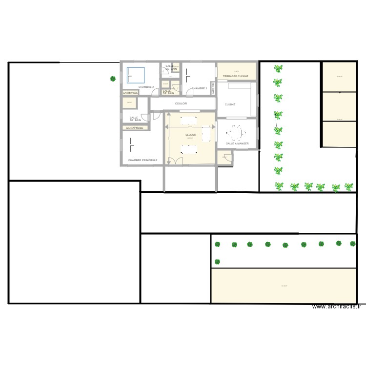 PROJET BOHICON. Plan de 0 pièce et 0 m2