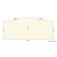 Plan coupe Hangar foourrage EBEN