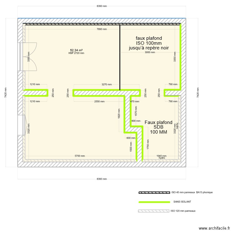 RDC Denglos. Plan de 0 pièce et 0 m2