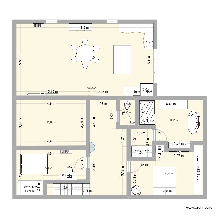 APPART PTIT PLUS. Plan de 0 pièce et 0 m2