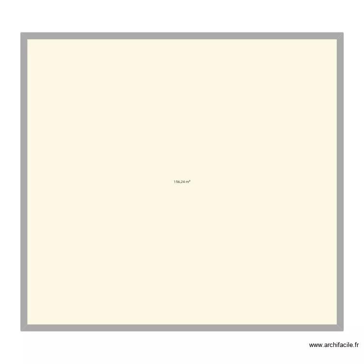 Plan plein pied 2. Plan de 1  et 156 m²