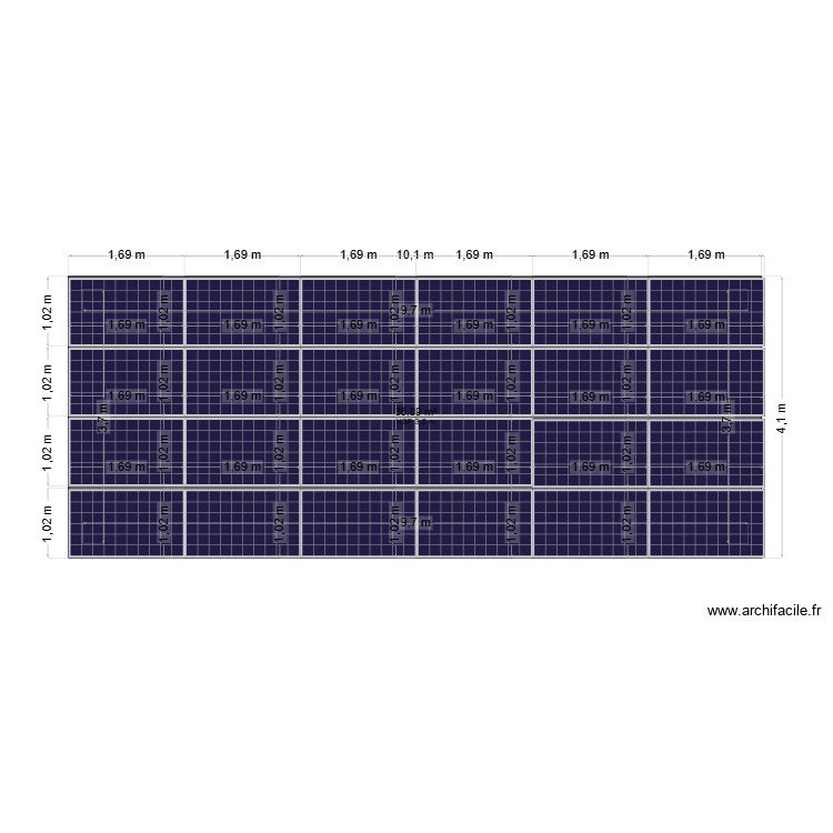 Garage Camping Car. Plan de 0 pièce et 0 m2