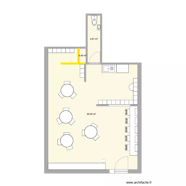 Bijou Kw&eacute;laf&eacute;. Plan de 