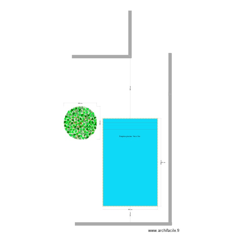 Piscine Chambell. Plan de 0 pièce et 0 m2