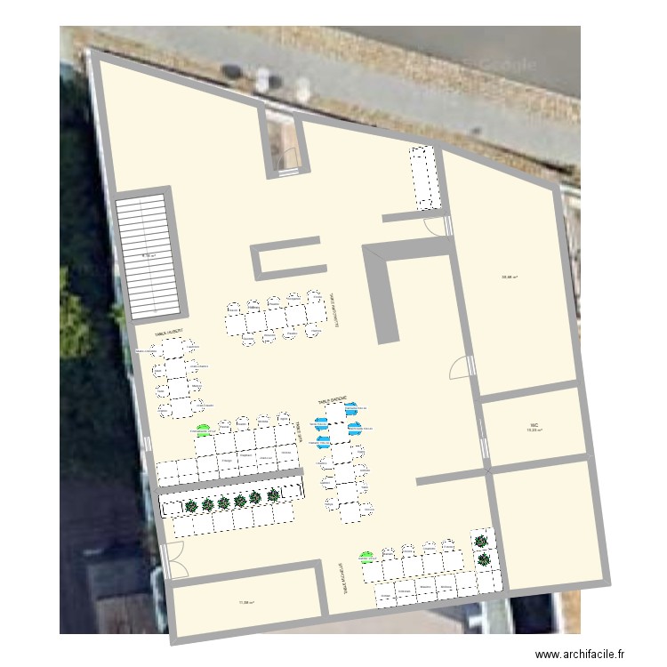 Plan Final Macoha. Plan de 6 pièces et 309 m2