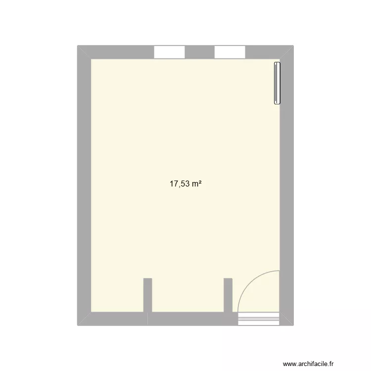 emilie. Plan de 1 Pièce et 18 m² emilie. Plan de 1 Pièce et 18 m²