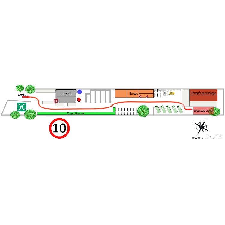 Plan Fondeyre pour Décoset. Plan de 0 pièce et 0 m2
