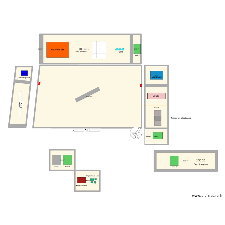 CLIMART. Plan de 0 pièce et 0 m2