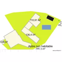 cadastre r&eacute;mouleur avec piscine