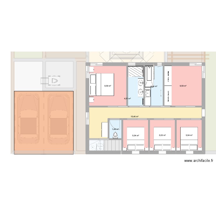 fdzhoksljm. Plan de 20 pièces et 373 m2