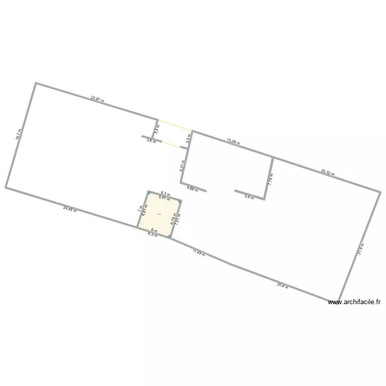 terrain delphingue. Plan de 1 et 40 m² terrain delphingue. Plan de 1 et 40 m²