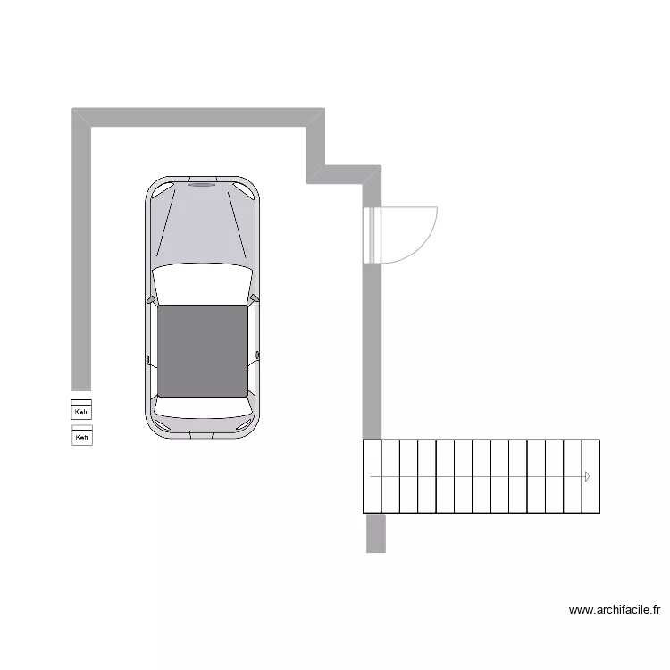 PARKING ACTUEL. Plan de 