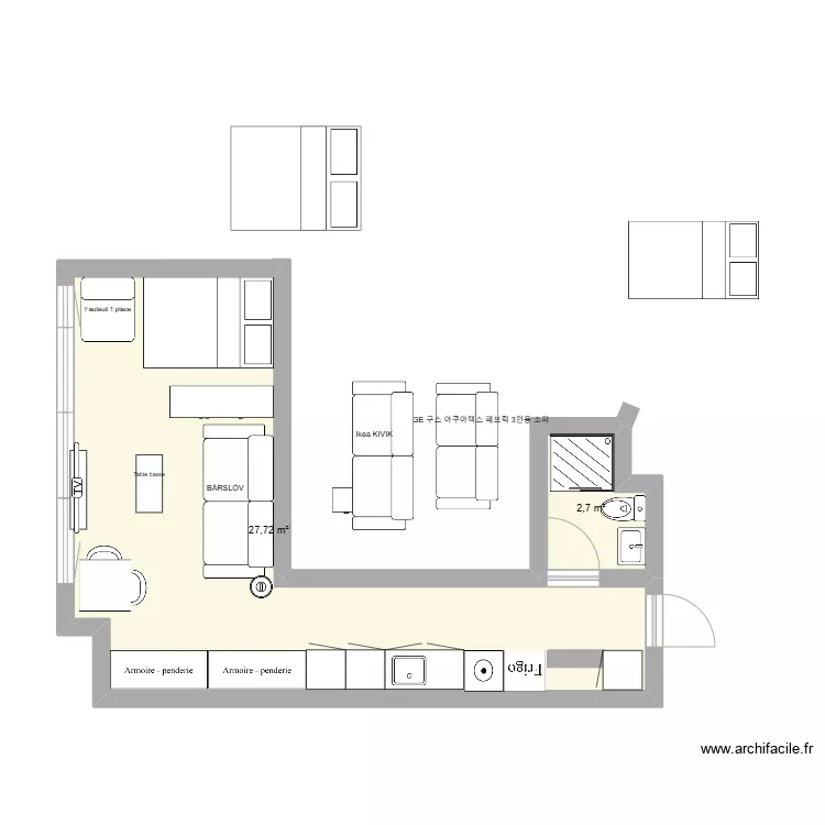 Appart. Plan de Appart. Plan de